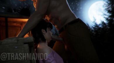 Hottie in the Trash Amidst Dirty Rubbish!