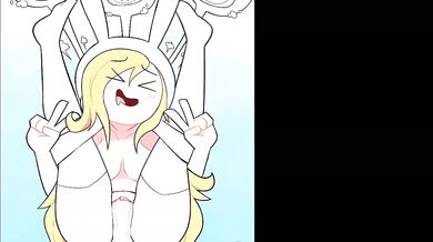 Fionna, Cake and Finn (Beachside Bunnies Miscon) get down and dirty in the sand