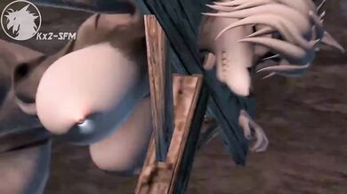 Beast-like Creature and Human Anthropomorphic Love Making in a Forest