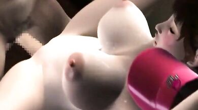 Pizza Takeout Obscenity with the Adult Anime Character Umemaro in 3D Vol11