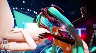 Into the Deepthroat: Hatsune Miku and Len Kagamine - Succubus Domination