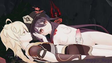 Handjob Heaven - Aether Gets Handled by Hu Tao