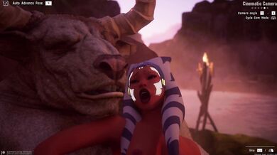 Jabba The Hutt Gets Stuffed By Oola (Slave Leia)