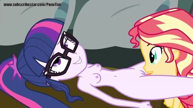 One-night stand with Sunset Shimmer: The Dirtyfinger Collection