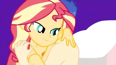 One-night stand with Sunset Shimmer: The Dirtyfinger Collection