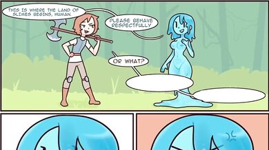 Slippery Slide Down the Slime Cavern!