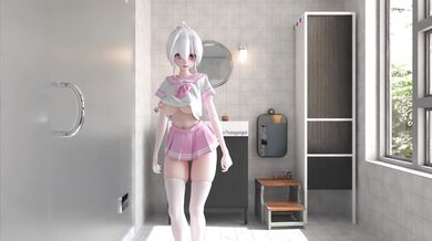 Busty Body in the Bathroom