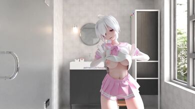 Busty Body in the Bathroom