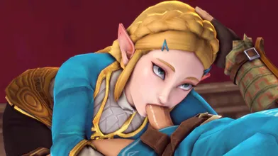 Zelda Gives Link An Oral Reward[4k]