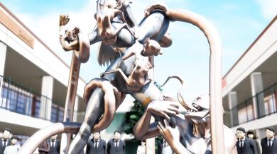 My name is Bronze and Im an Ultragirl statue, and if you think thats hot, wait until you see what else I can do!