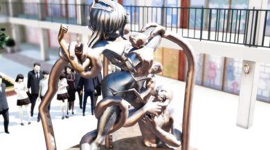 My name is Bronze and Im an Ultragirl statue, and if you think thats hot, wait until you see what else I can do!