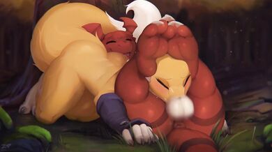 Move over, Guilmon! Renamon is about to give you the blowjob of your life