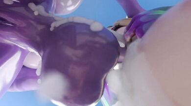 SleepyKeepers Co-op Throating Angle 2: Ahris Hentai Porn Adventure