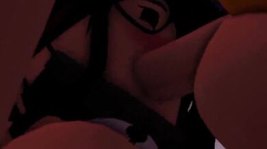 Big-titted slut explores various kinds of sex in Roblox