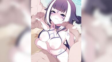 Rainbow-Haired Sex Demon and Luscious Lips - Shy Lily Straps