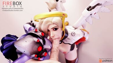 The Widow and Mercy: Double Blowjob [Firebox Studio]