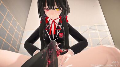 Insect Love: Kurumi Tokisaki Seduced and Penetrated by Giant Cockroach