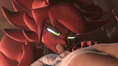 Rabbit Fexa Makes a Blowjob