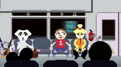 Sexy Isabella gets hot and heavy on the subway with a stranger