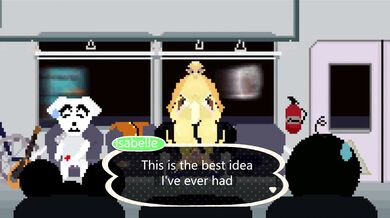 Sexy Isabella gets hot and heavy on the subway with a stranger