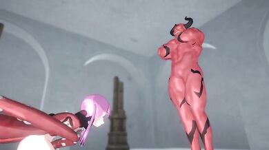 Seduced by the Witch and Tentacle Demon
