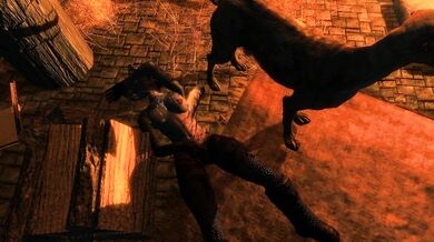 Rewritten: Breeding Bound Hentai - A Khajiit and a Teen Bred by Undead Hounds
