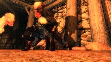 Rewritten: Breeding Bound Hentai - A Khajiit and a Teen Bred by Undead Hounds