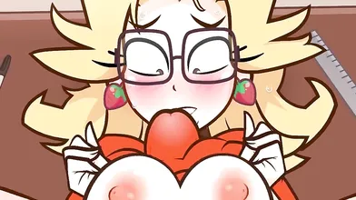 The naughty doodler is sent to detention, but there will be no break for him in this hot hentai porn video