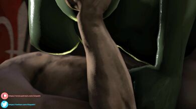 Tits and Ass in Motion - Orcess Futa Takes on the Male Missionary Kiss