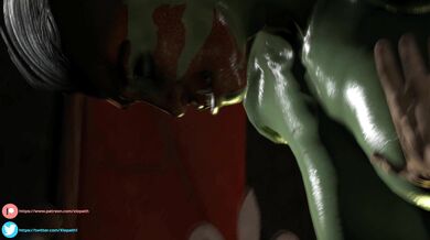 Tits and Ass in Motion - Orcess Futa Takes on the Male Missionary Kiss