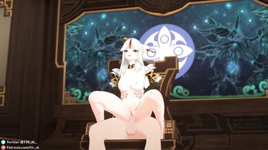 The Naughty Night of the Goddess of Light and Darkness with Her Favorite Toy, Tir Al