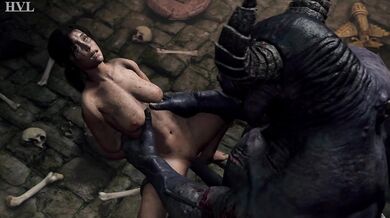 Sexy Laras Mythical Minotaur Adventure in HD