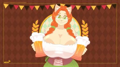 Kat and her friends at Oktoberfest 2024 (Wide) [4K] - Galacticmiči