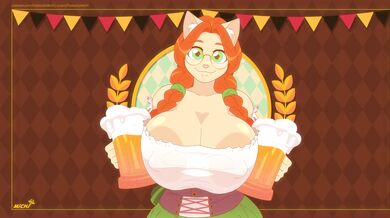 Kat and her friends at Oktoberfest 2024 (Wide) [4K] - Galacticmiči