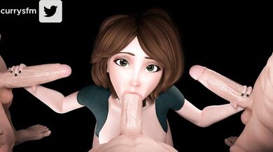 Cassandra Hamada VS Three Cocks: Big Hero