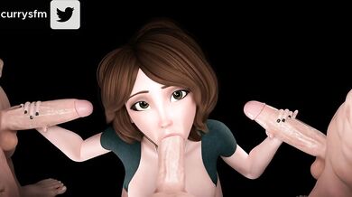 Cassandra Hamada VS Three Cocks: Big Hero