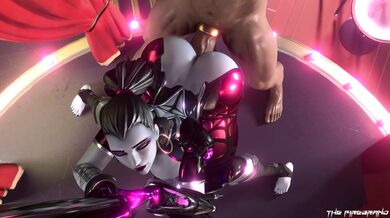 Hooker in High Heels Strips Down to Her Lingerie, Kissing and Seducing Clients