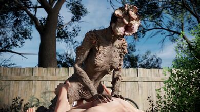 Alice is crying while she clicks on her mouse and keyboard in a dark room, increasing the intensity of the scene with every click