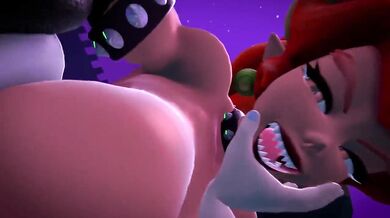 Reborn as a Sexy Bowsette, She Fucks the Angle in an Amateur SFM Video