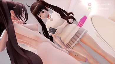 Futanari Mona has a toilet trouble that will leave you speechless