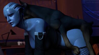 Erotic Adventures of Liara and her White Tentacles with FM!
