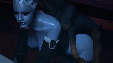 Erotic Adventures of Liara and her White Tentacles with FM!