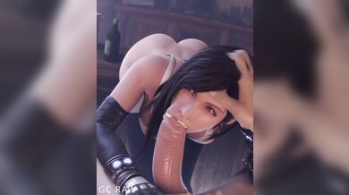 Taste the crispy cream Tifa Lockhart Blowjob {GCRaw} ( Final Fantasy )
