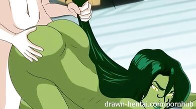 Hulks Big Dick Adventure: When She-Hulk Met the Human Torch!