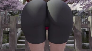 Sakuras Bike Shorts [Kissing]