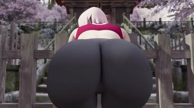 Sakuras Bike Shorts [Kissing]