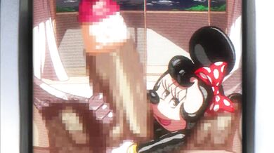 Minnie gets fucked by three angels without a nut in November [Angelauxes]