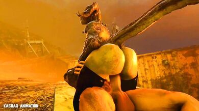 Female Deathclaw Rides a Big Human Dick [Hardcore]