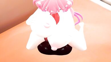 Shizukas Secret Titfuck with Her Own Cock! ~ [Eshu-chan]