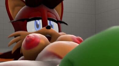 Anti-Semen, Sally and Fiona Battle Scourge in an Orgasmic Trio!